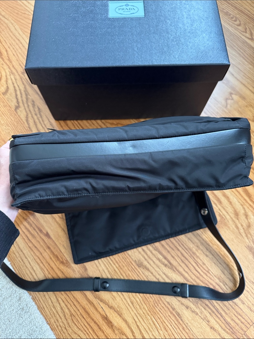 Prada Black Nylon Crossbody Bag - Picture 9 of 12